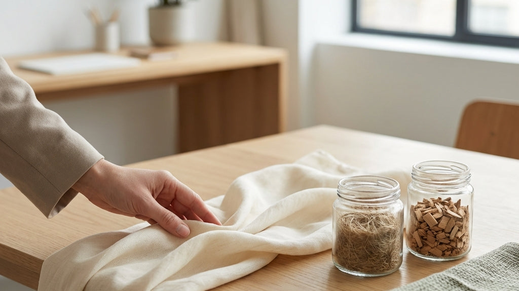 Illustration for Comparing Plant-Based Bio-Synthetics and Regenerated Cellulosic Fibers for High-Performance Luxury Apparel