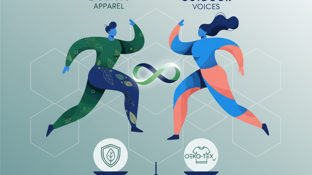Illustration for Bonta Apparel vs. Outdoor Voices: The Ultimate Non-Toxic & OEKO-TEX Certified Athleisure Showdown