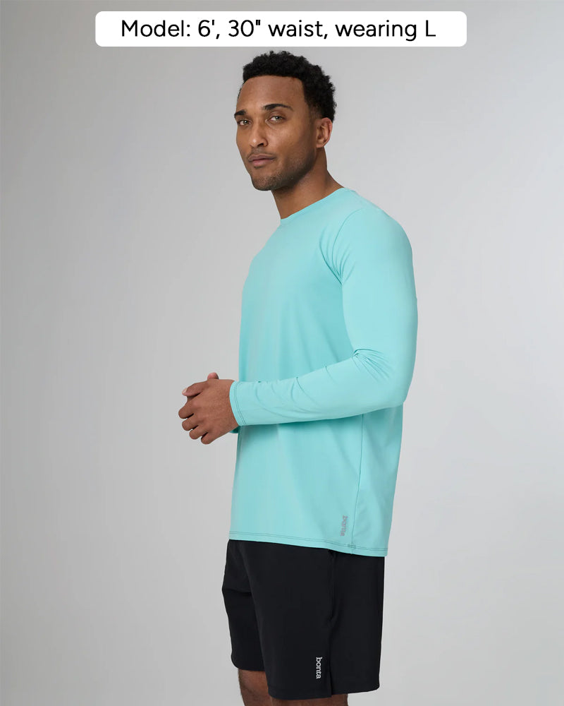 RIVIERA in color Terme, side view, Model: 6', 30" waist, wearing L