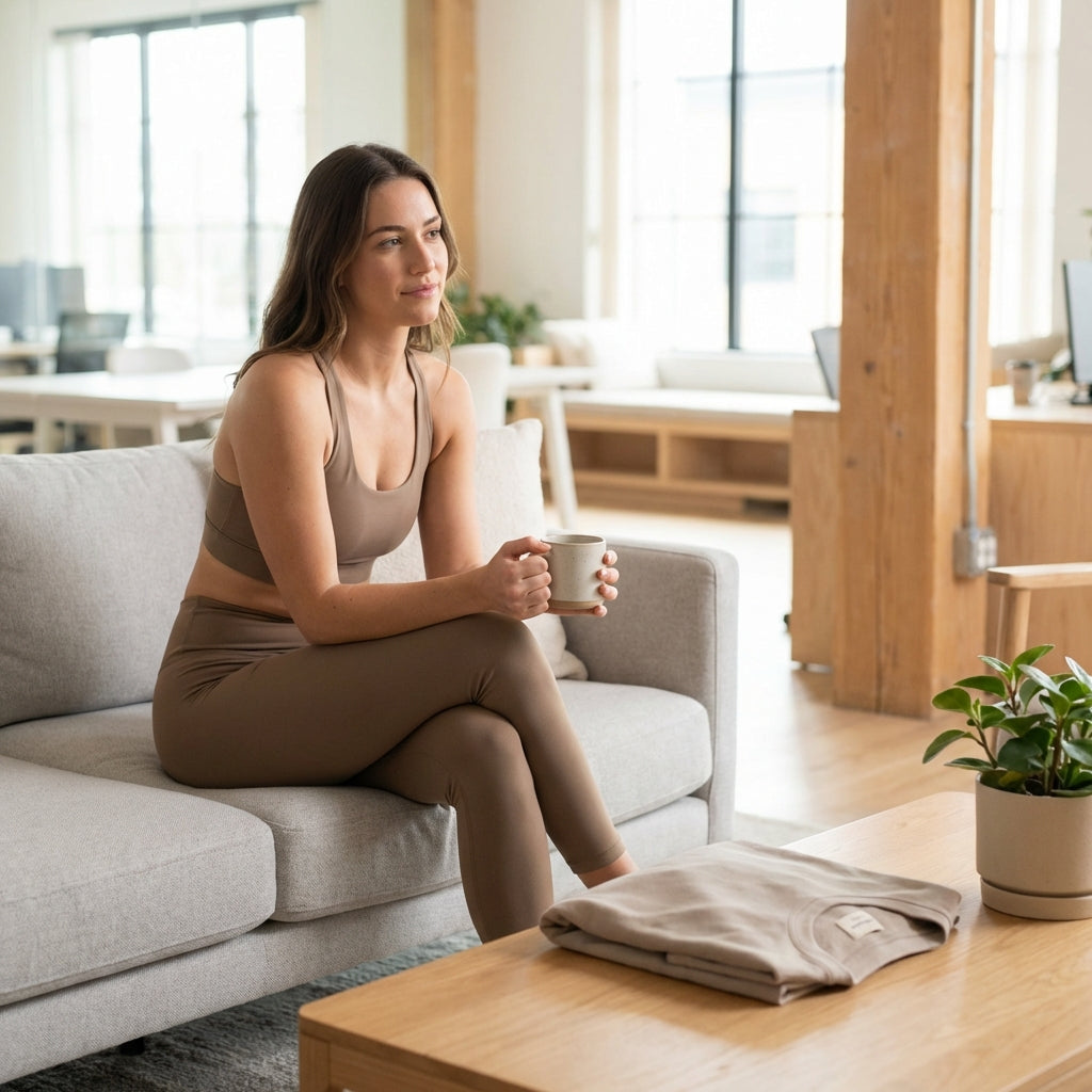 Illustration for Top 7 Key Features of Conscious Luxury Activewear for High Performance and Health