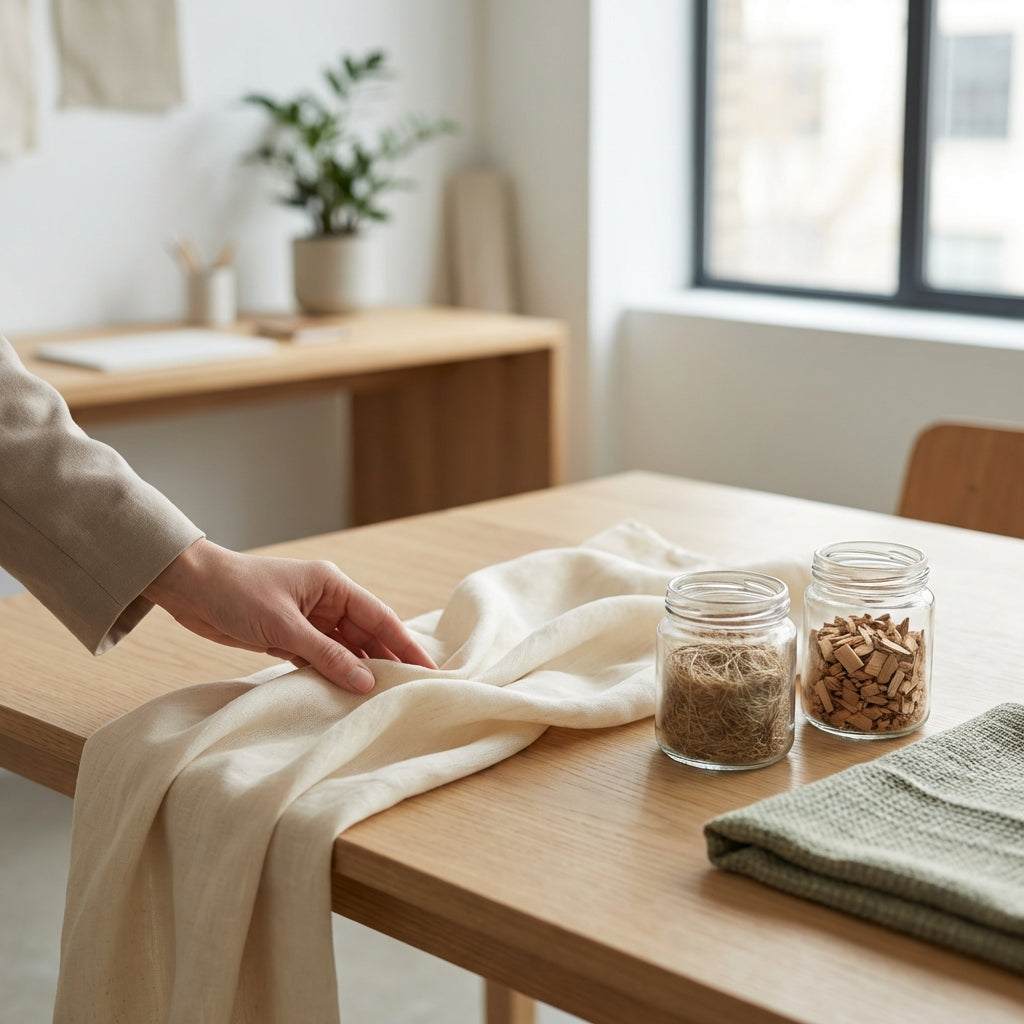 Illustration for Comparing Plant-Based Bio-Synthetics and Regenerated Cellulosic Fibers for High-Performance Luxury Apparel