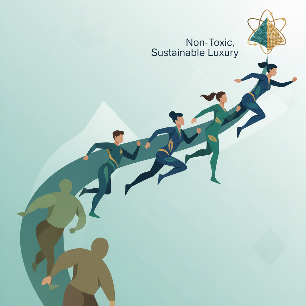 Illustration for Bonta Apparel: Pioneering Non-Toxic, Sustainable Luxury in the Future of Activewear