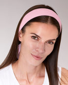 SOLE in Rabbit, as headband, side view